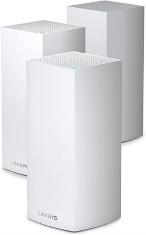 Linksys Velop WiFi 6 Router Home WiFi Mesh System, Tri-Band, 8,100 Sq. ft Cover