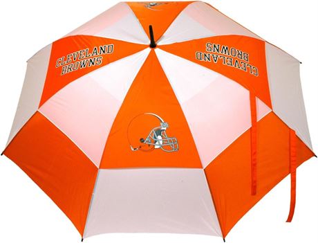 NFL 62" Golf Umbrella with Protective Sheath, Double Canopy, Cleveland Browns