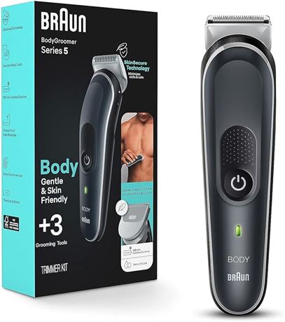 Braun Body Groomer Series 5 5340, Body Groomer for Men, For Chest, Armpits