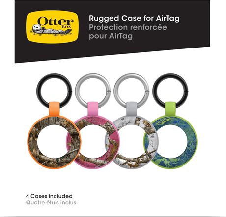 4 Pack OtterBox Rugged Case for Apple AirTag
