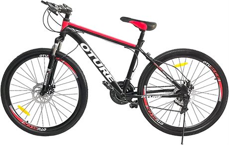 26 Inch Mountain Bike, Oture 21 Speed Bicycle Steel Frame