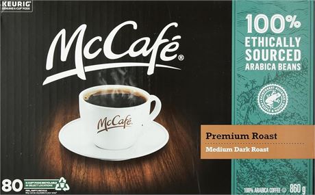 McCafe Premium Medium Dark Roast Fine Ground Coffee, 80 Count