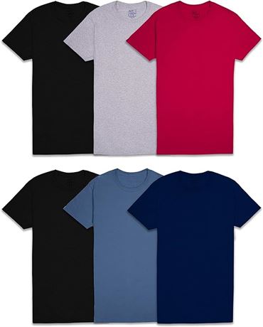 XL - Fruit of the Loom mens Stay Tucked Crew T-Shirt