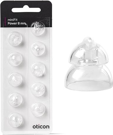 New - Oticon Power miniFit Domes 12mm