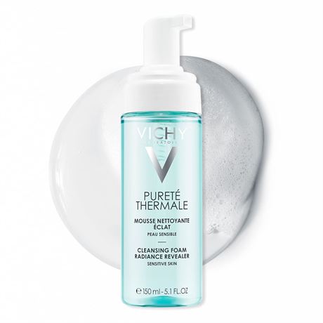 Vichy Foaming Facial Cleanser, Pureté Thermale Purifying Foaming Water Cleanser