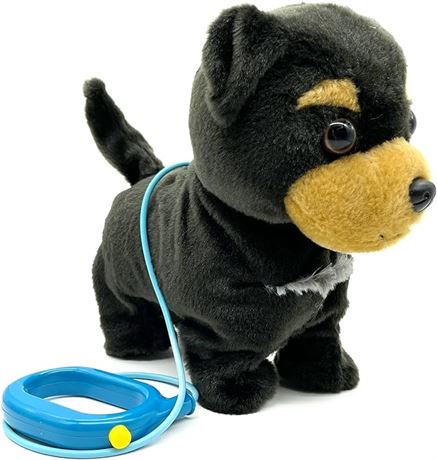 Walking and Barking Toy Dog with Remote Control Leash Puppy Interactive Dog Toys