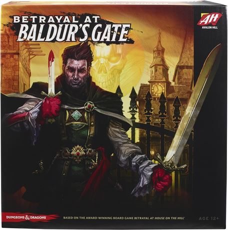 Avalon Hill Hasbro Gaming Betrayal at Baldur's Gate Modular Board Hidden Traitor