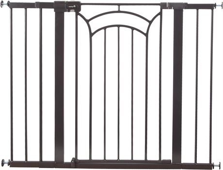 29-47" W, 36" Tall Safety 1st Decor Tall & Wide Pressure-Installed Metal Gate