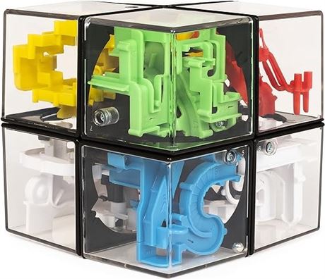 Rubik’s, Perplexus Hybrid 2 x 2 Gravity 3D Maze Game Brain Teaser Fidget Toy