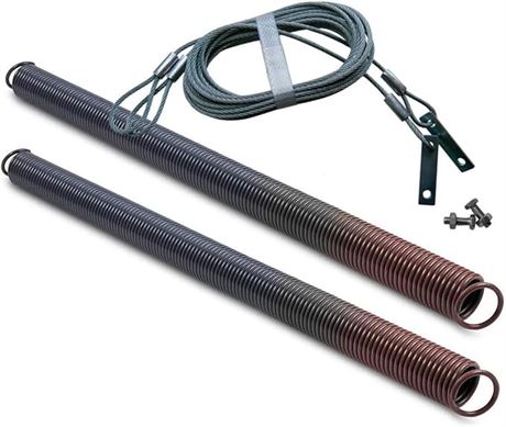 Ideal Security Garage Door Springs with Safety Cables, for 155lb to 165lb Doors