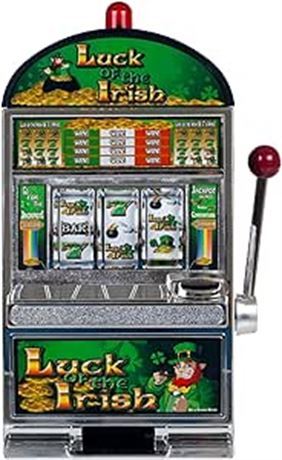 Reczone Luck of The Irish Slot Machine Bank, 15-Inch