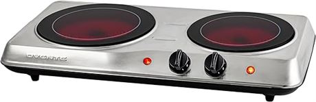 Glass Double Plate Cooktop Indoor and Outdoor Portable Stove