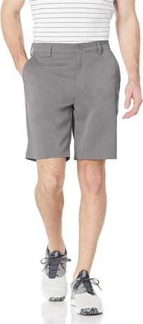 US 38 Essentials Mens Classic-fit Stretch Golf Short, Grey