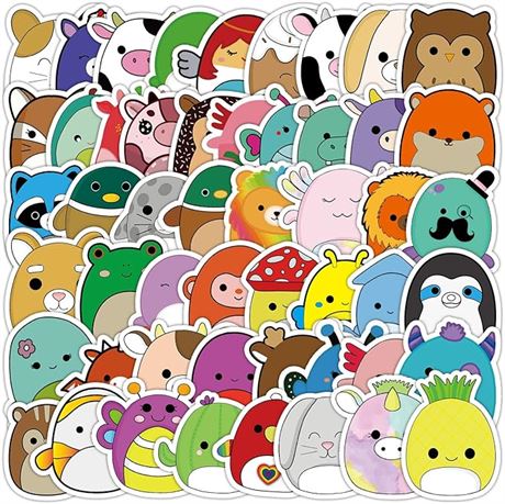 Bastban Cute Stickers for Kids, Vinyl Waterproof Kawaii Stickers