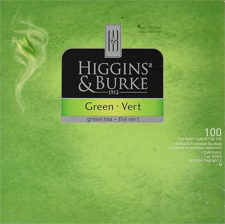 200g Higgins & Burke Green Tea