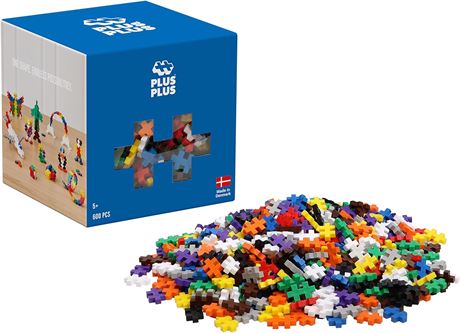 Plus-Plus 03310 600 Piece Basic Toy Set