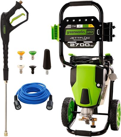 Greenworks Pro 2700 PSI 1.2-Gallon-GPM 14 Amp Cold Water ElectricPressure washer
