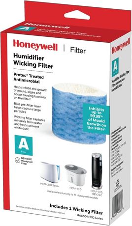 Honeywell HAC504PFC Humidifier Replacement Wicking Filter, Filter A