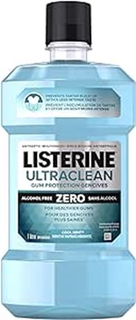 1L Listerine Ultraclean Mouthwash, alcohol free Cool mint