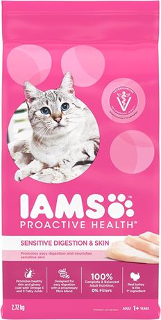 2.72kg Bag, IAMS Proactive Health Dry Cat Food