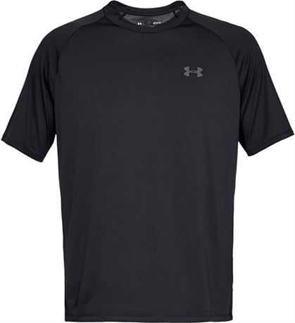 MED - Under Armour Mens Tech 2.0 Short-Sleeve T-Shirt, Black