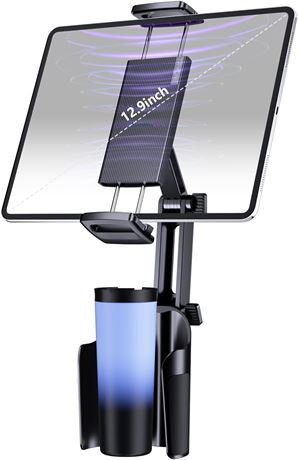 Cup Holder Tablet Mount for iPad| 4.7-12.9" Tab & Phones