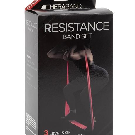 TheraBand Resistance Bands Set, Professional Non-Latex Elastic Band - Advanced