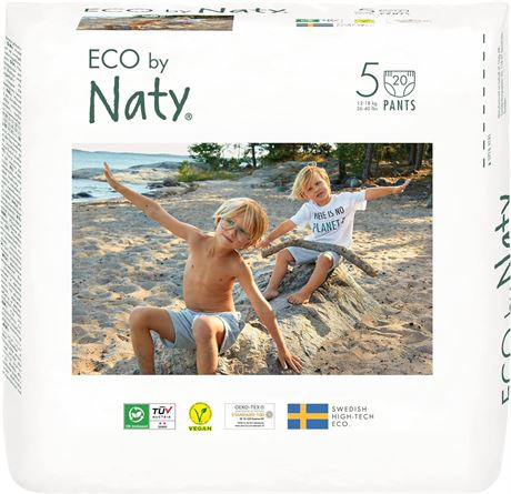 Eco by Naty Pull Ups - Hypoallergenic and Chemical-Free Training Pants