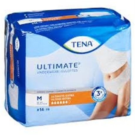 14ct TENA Protective Incontinence Underwear, Ultimate Absorbency, Medium,