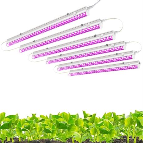 Monios-L LED Grow Light Strips for Indoor Plants, 2FT 60W (6 x 10W, 300W Equival