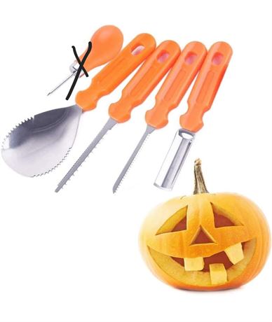 5 Pcs Pumpkin Carving Tool