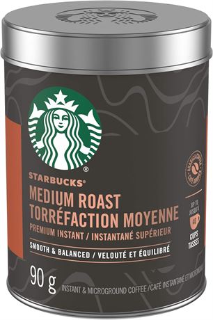 Starbucks Medium Roast Premium Instant Coffee 90 g