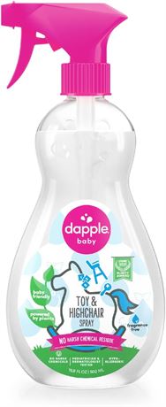 Dapple Baby Toy & Highchair Cleaning Spray, Fragrance Free, 16.9 fl.Oz