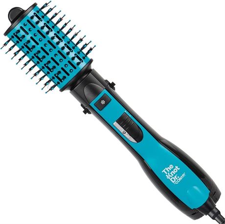 The Knot Dr. for Conair BC118C Detangling Hot Air Brush Wet/Dry Styler Teal