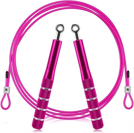 PACETAP Jump Rope, Adjustable Steel Wire Skipping Rope, Workout for Double Under