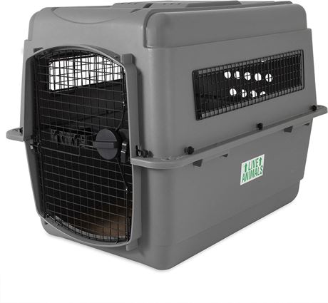 Petmate 00400 Sky Kennel for Pets from 50 to 70-Pound, Light Gray