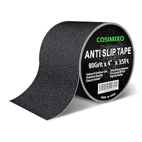 4" x 35Ft Heavy Duty Anti Slip Tape for Stairs Outdoor/Indoor Waterproof Grip