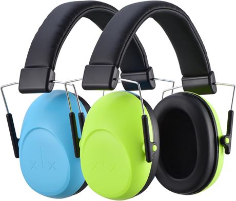[2 Packs] SNR 29dB Noise Cancelling Headphones for Kids, Foldable & Adjustable
