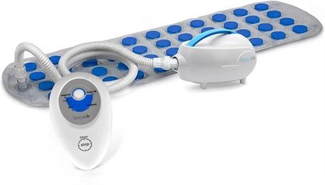 SereneLife Electric Bathtub Bubble Massage Mat - Waterproof Tub Massaging Spa,