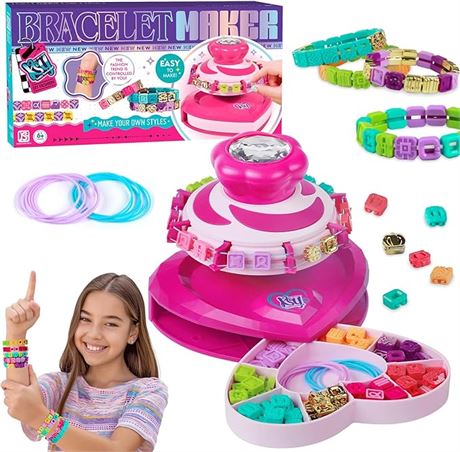 Cool Maker PopStyle Bracelet Maker, 170 Beads for Bracelets, Make & Remake 10 Br