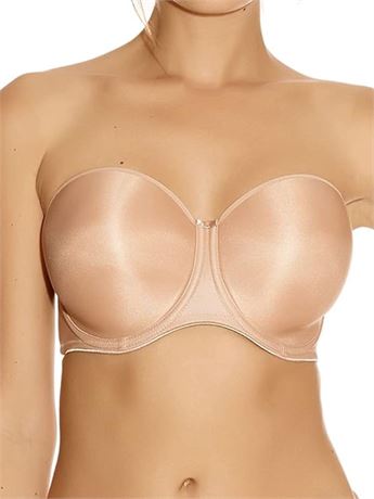 30G Fantasie Women's Smoothing Moulded Strapless Bra 4530, Nude