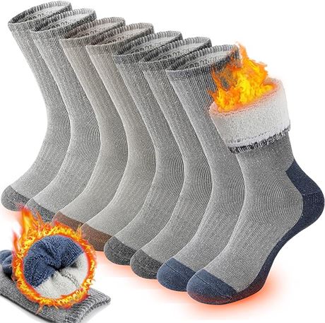 ProEtrade Merino Wool Hiking Socks 4 Pairs for Men & Women
