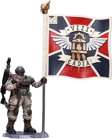 Warhammer 40K: Astra Militarum Cadian Command Squad Veteran 1:18 Scale Figure