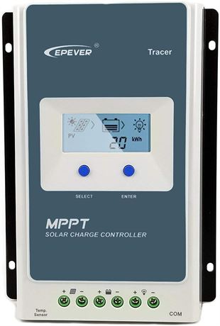MPPT 40A Solar Charge Controller, EPEVER Solar Controller mppt 12V/24V Auto