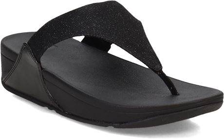 US: 8 fitflop womens Lulu Shimmerlux Toe Post Sandals