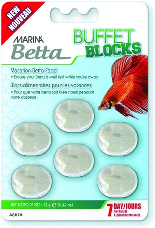 MARINA Betta Vacation Block Food, 12g