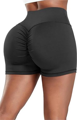 SMALL - INSTINNCT Workout Women Shorts Yoga Shorts Gym Athletic Scrunch Butt