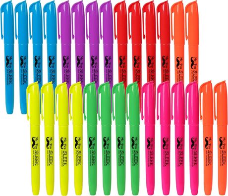 Mr. Pen Highlighters, Assorted Colors, Pack of 28