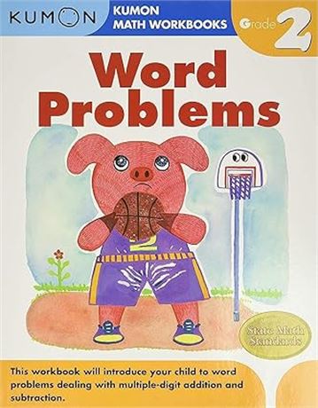 Kumon Grade 2 Word Problems (Kumon Math Workbooks) Paperback