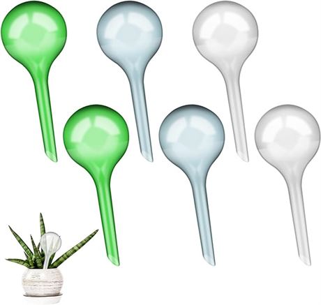 AhlsenL 6 Pcs Plant Watering Bulbs, 5cm Self Watering Globes Automatic Watering